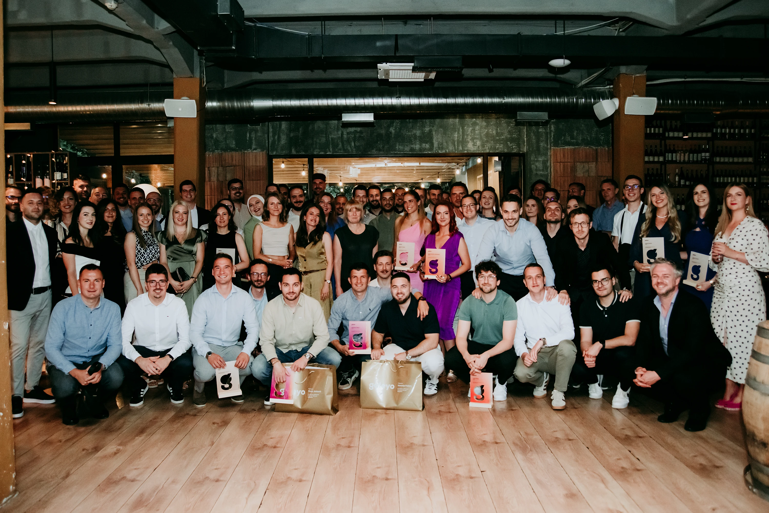 Galeyo team group photo celebrating rebranding 