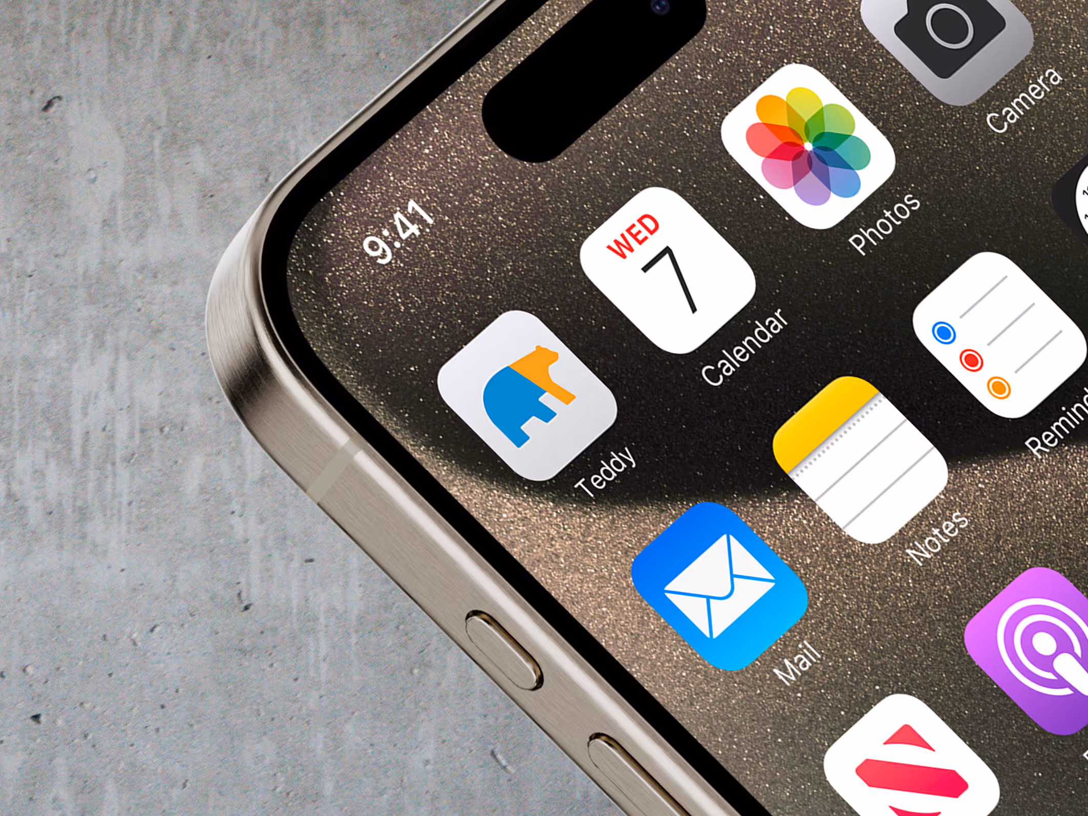 Custom app icon designed for visibility and friendliness on iOS.