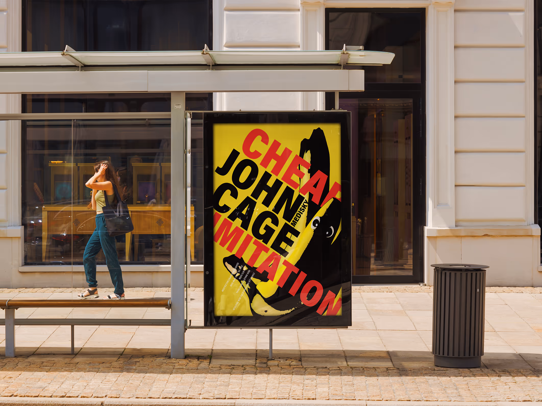 Public-facing poster amplifying the album’s loud and disruptive aesthetic.