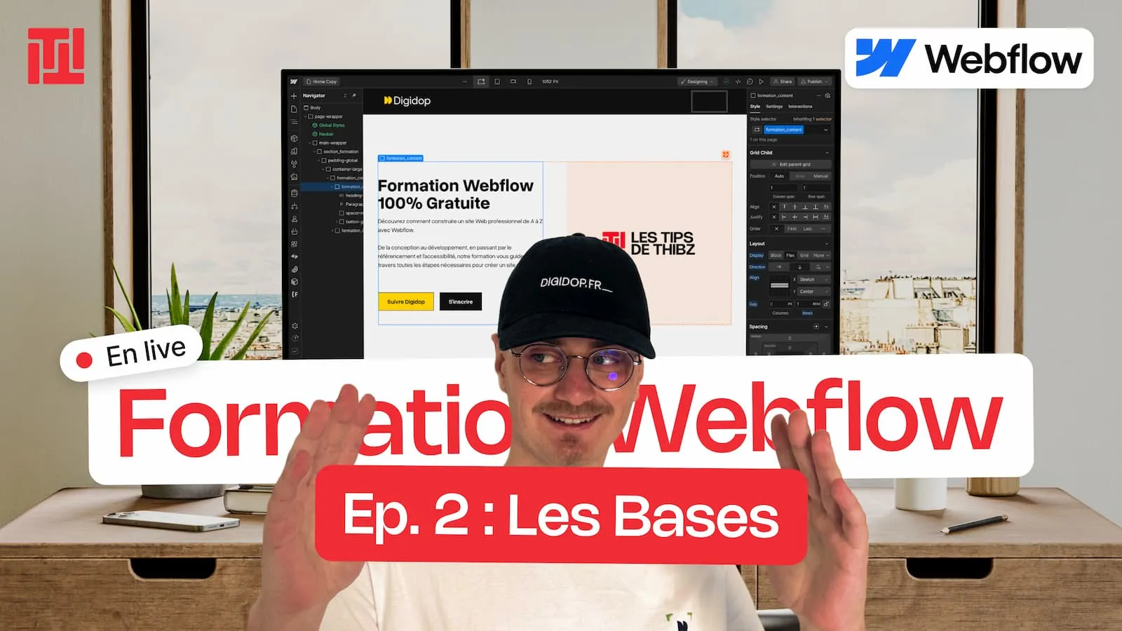Formation Webflow Digidop - Épisode 2 : Les bases