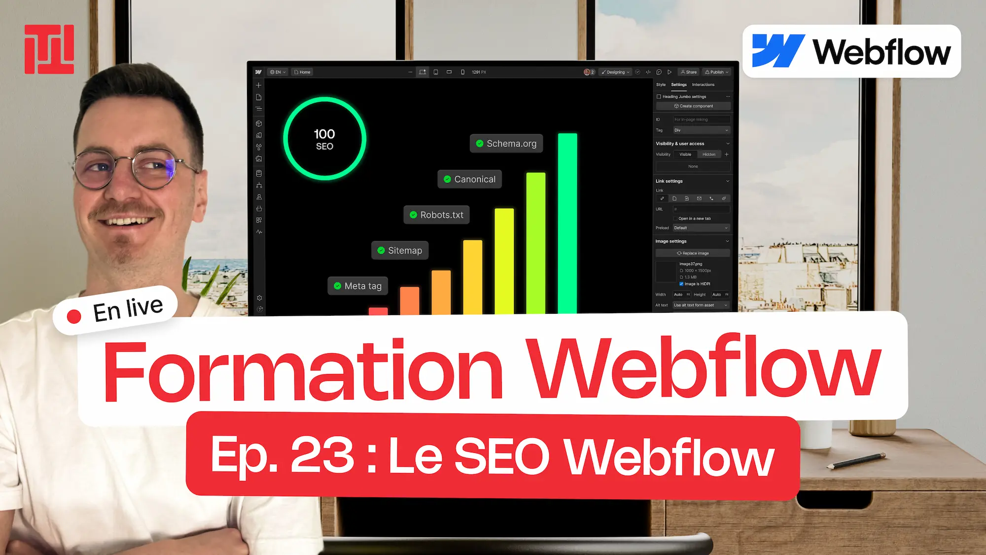Épisode 23 : SEO & Webflow - Formation Webflow