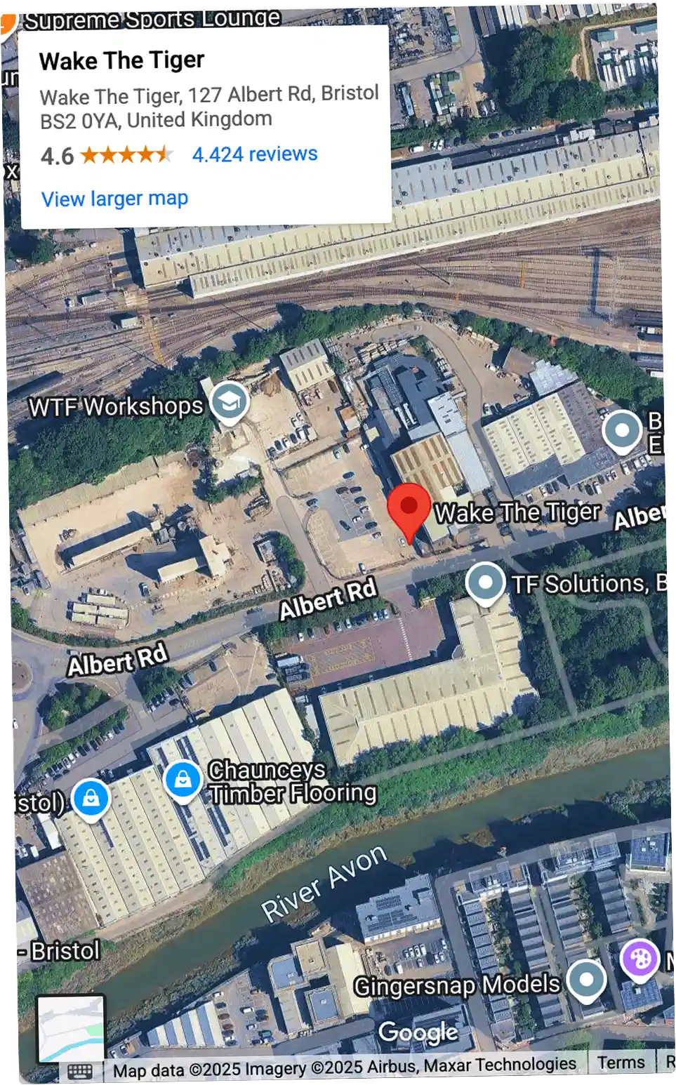 WWT Location on the Google Maps