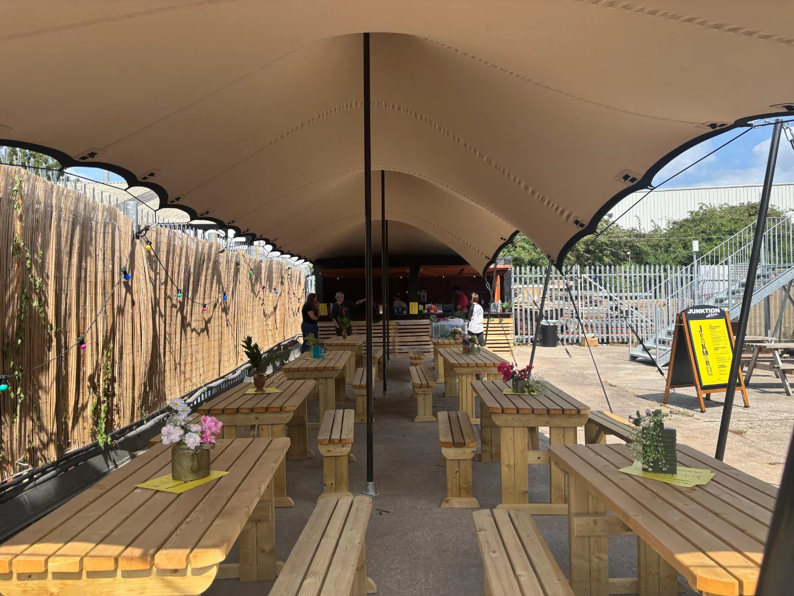 Junkyard setup August.