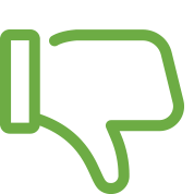 Image of a hand gesture with the thumb down.