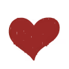 an ilustration of a red heart