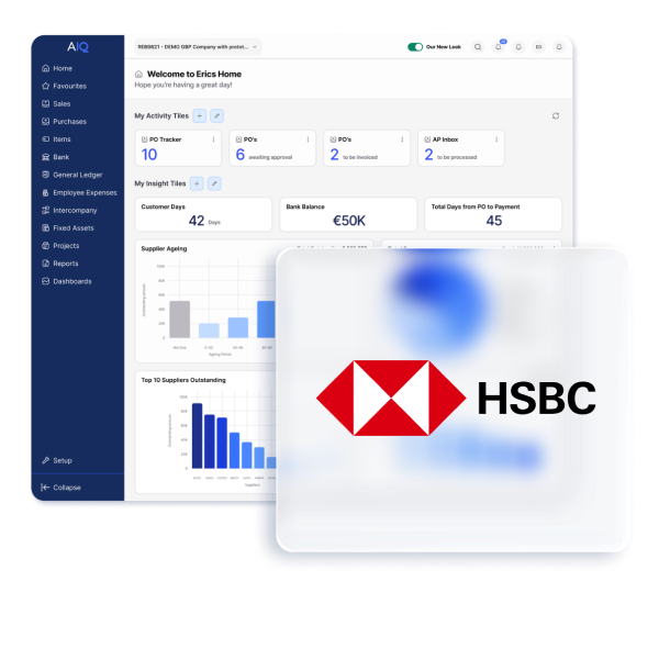 Bank statement import data