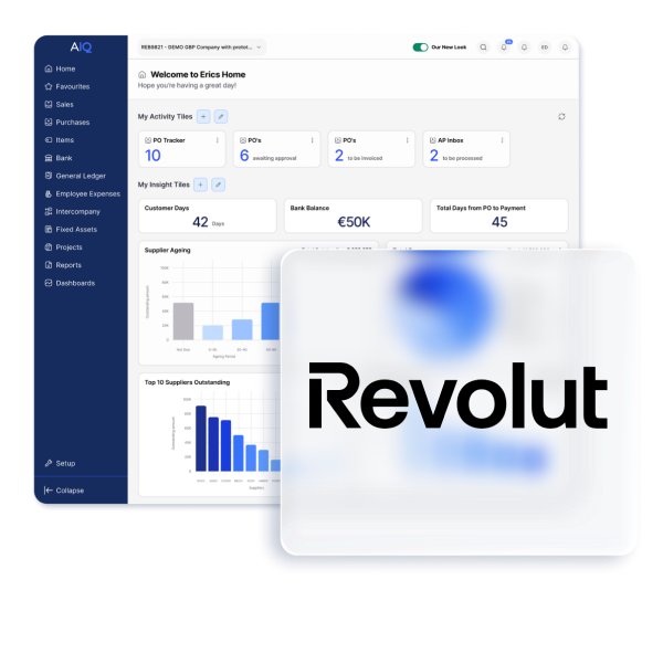 Revolut integration with AccountsIQ