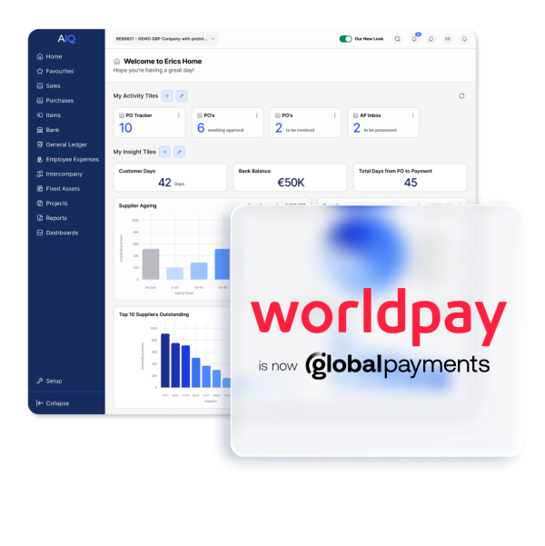 Settlement data flowing into AccountsIQ