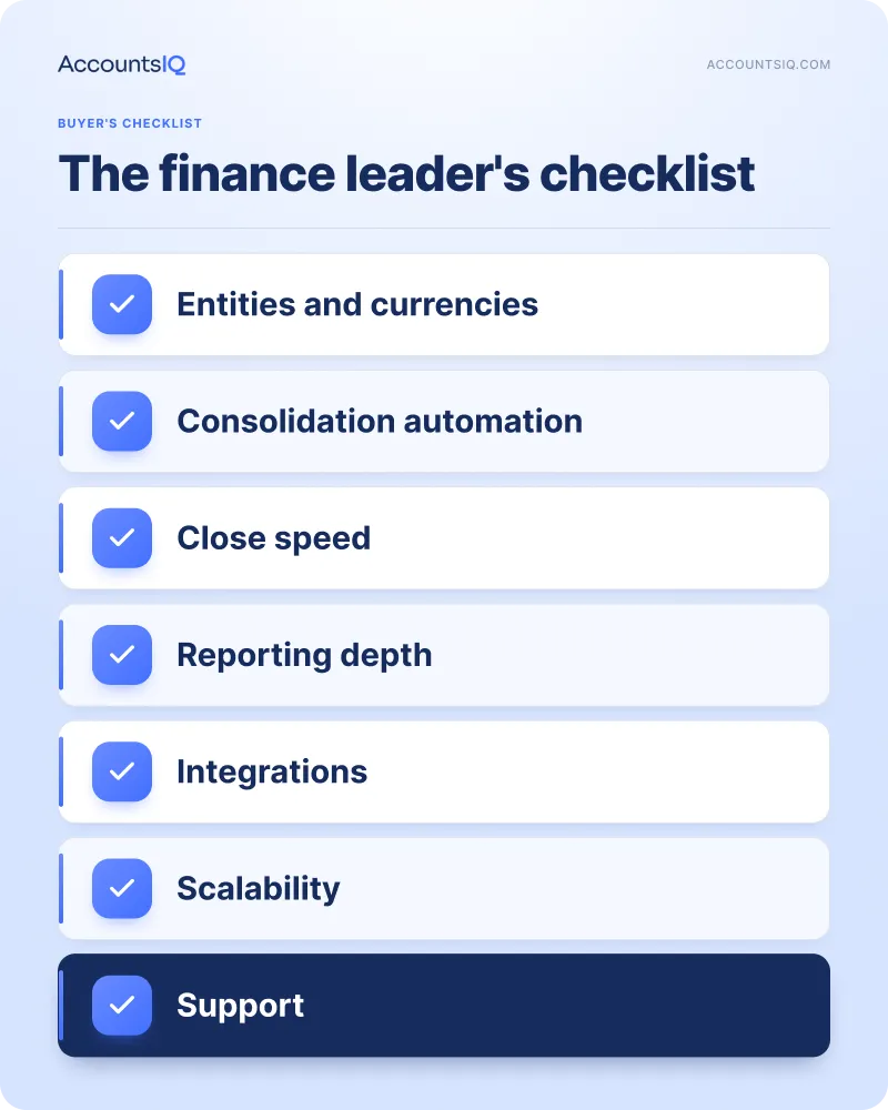 Checklist for real estate management accounting software