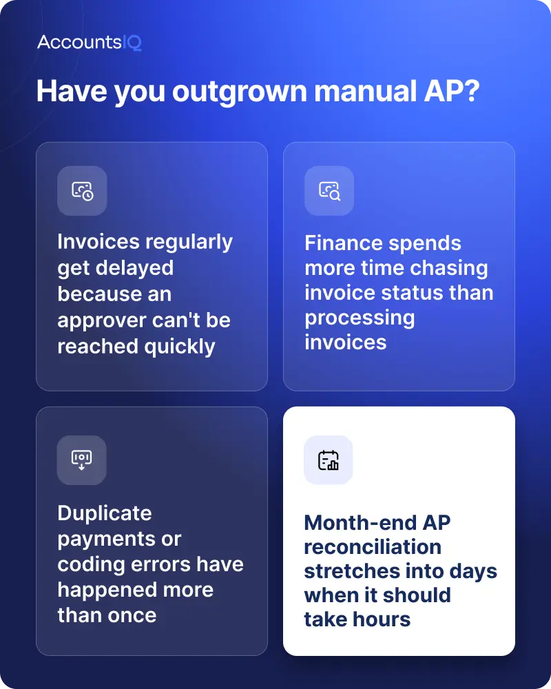 Outgrowing manual Accounts payable