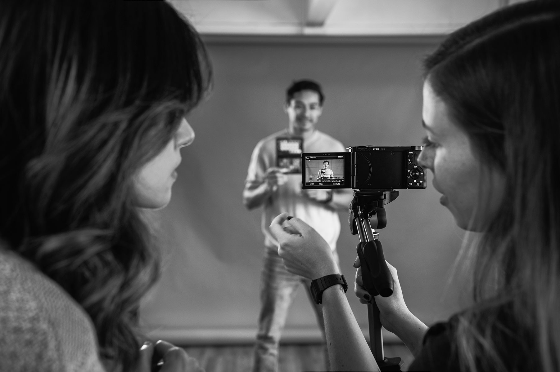 Casting process. Color calibration.