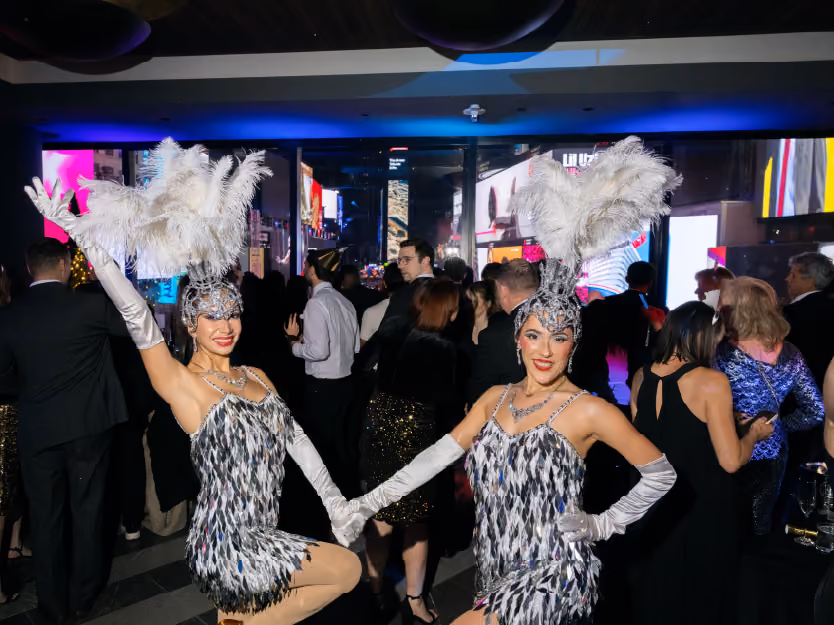 Times Square Ball Drop gala at the venue, NYC

