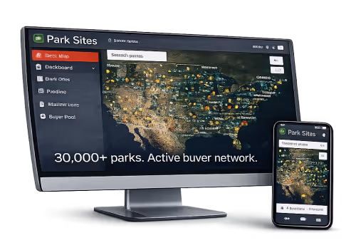 Mobile Home Park Sites Application Dashboard