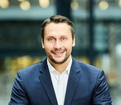 Portrait of Sergej Epp, CISO at Sysdig