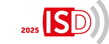 Logo for Internet Security Days 2025 featuring bold text ISD with wireless signal waves.