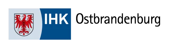 Logo of IHK featuring a red eagle emblem on a shield beside the letters IHK in white on a blue background.