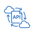 Cloud and API icon