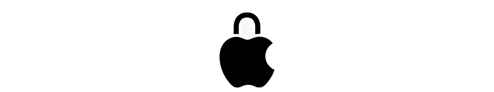 An Apple logo lock.