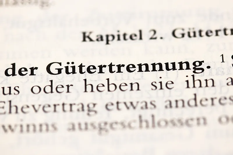 Ehevertrag ja oder nein? Infos rund um Gütertrennung & Co