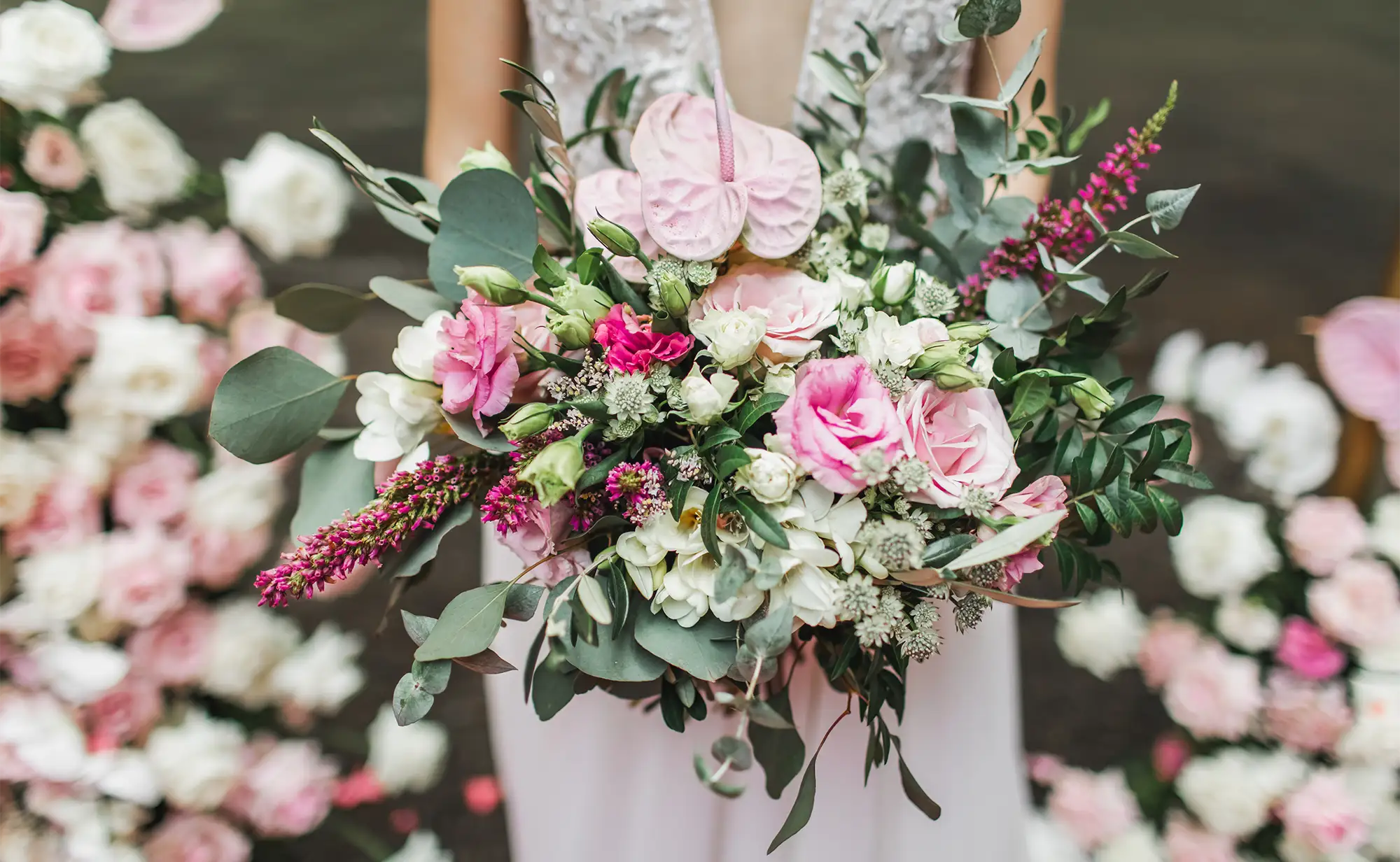 Hochzeit in der Farbe Rosa