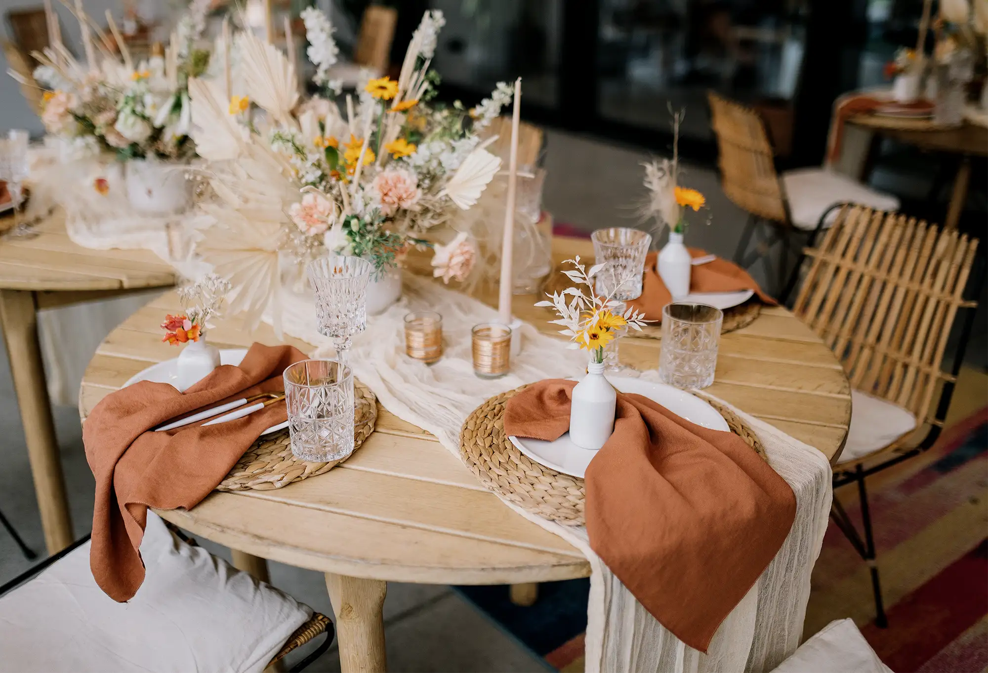 Hochzeit in der Farbe Braun