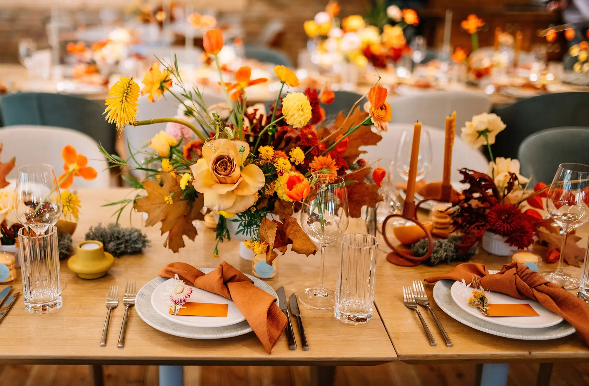 Hochzeit in der Farbe Rost