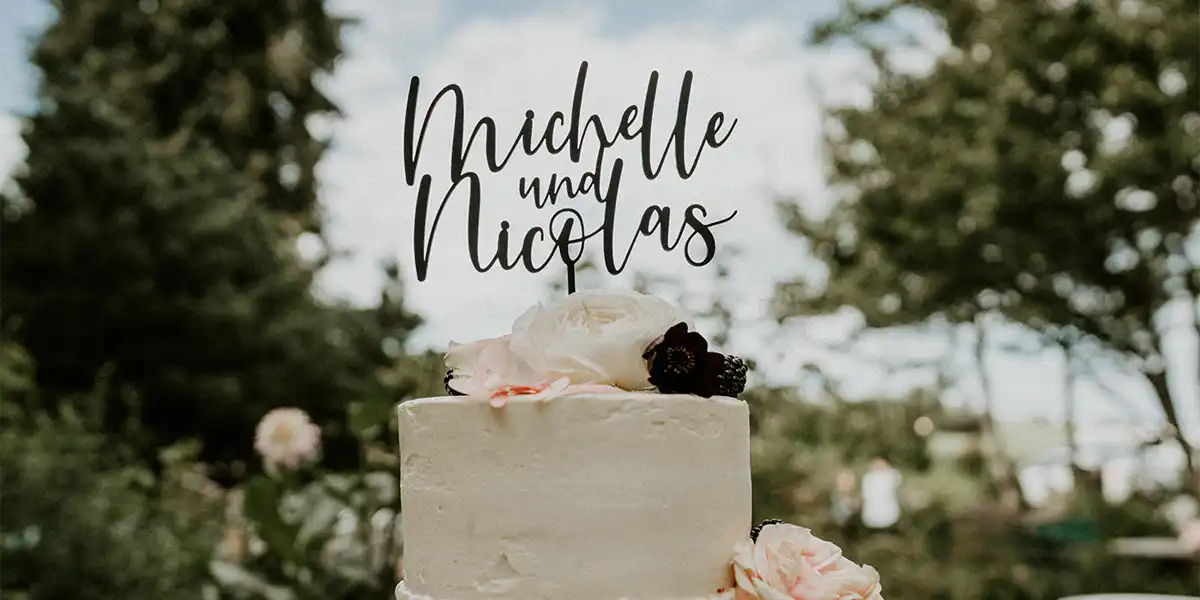 7 Cake Topper Ideen für die Hochzeit