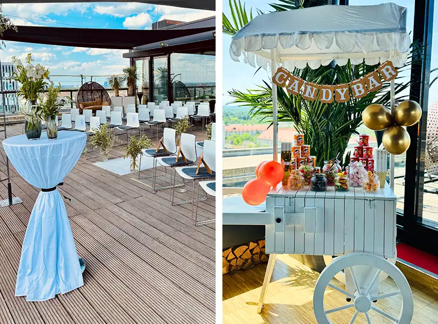 Hochzeitslocation „Upside East“