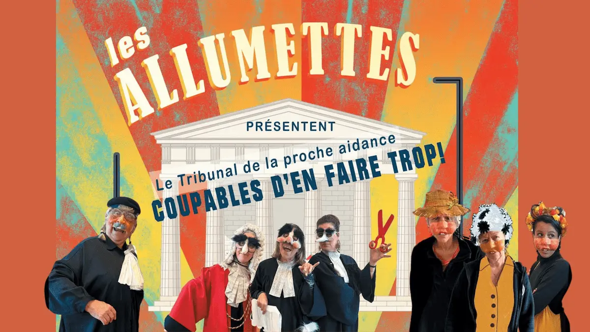 Deuxième version du Tribunal-Théâtre, travaillée en 2025, avec les personnes proches aidantes suivantes : Pia, Barbara, Nicolas, Sophie, Maryem, Lucie, Régine, Nadège, Sylvie et Dominique.