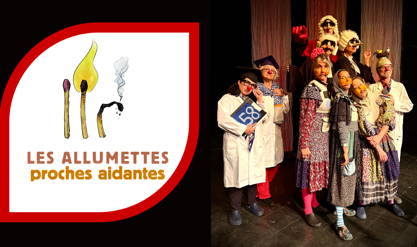 Troisième version du Tribunal-Théâtre, travaillée en 2025, avec les personnes proches aidantes suivantes : Pia, Barbara, Nicolas, Sophie, Maryem, Lucie, Régine, Sylvie. Michèle, Isabelle et Dominique. 
Artistes accompagnatrices, Kathleen et Catherine ainsi que Lu à la musique et Dominique à la direction artistique