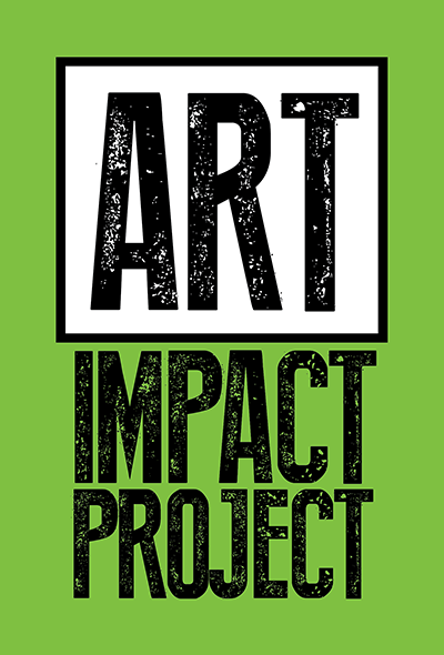 The Art Impact Project - Green - Vertical Logo