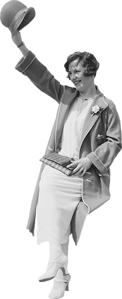 Woman Showing Hats-off
