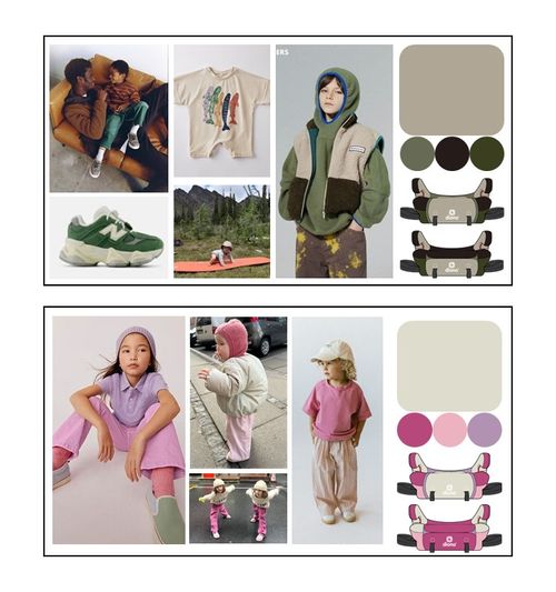 product line color mockup