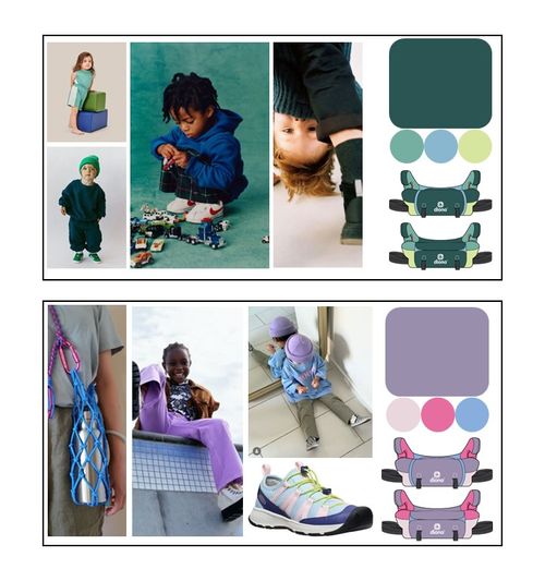 product line color mockup