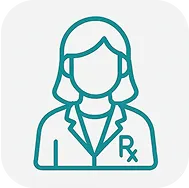 Icon of Pharmacist representing our strong team of Vibrix Experts