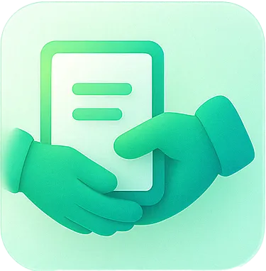 A hand holding a book with the word "book" on it.