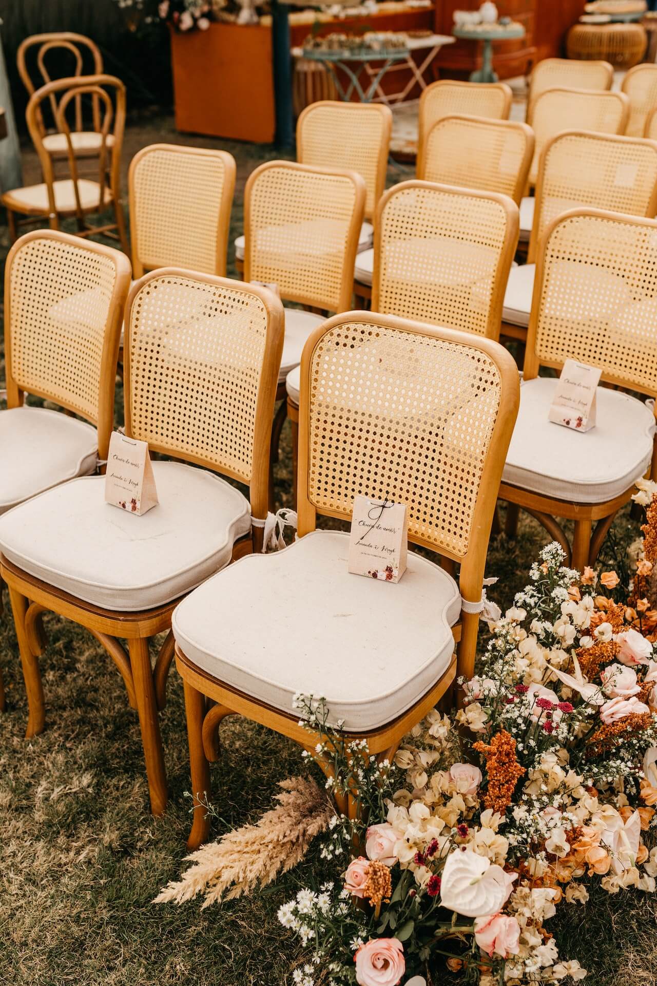 Outdoor venue seating