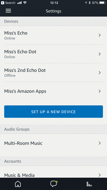 Amazon Alexa list of devices