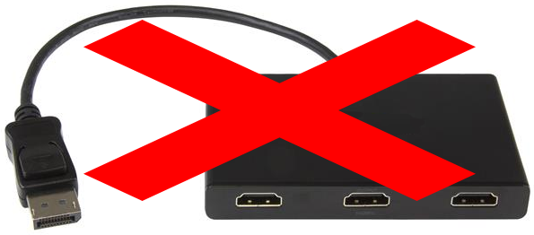 HDMI hub crossed off.
