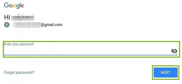 Password entry dialog.