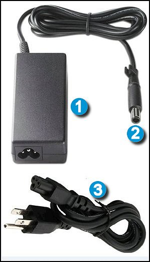 Laptop power supply.