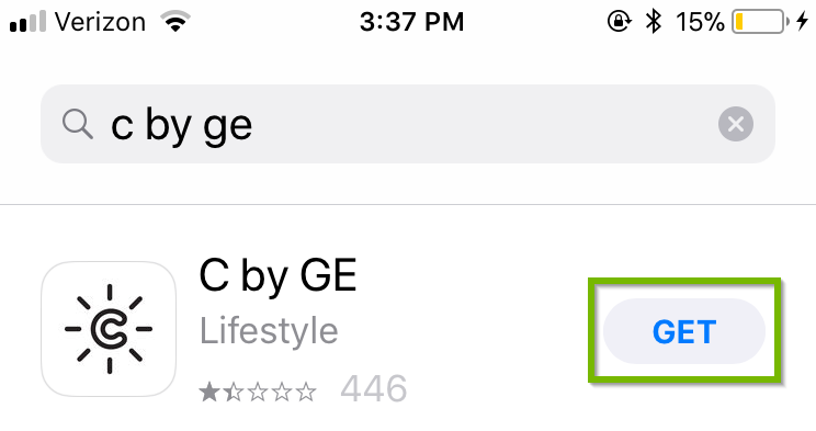 C by GE get icon