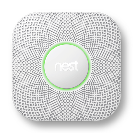 Nest Protect with green lighting