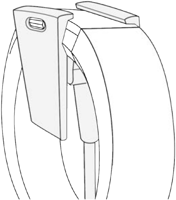 picture of the charger connected to the watch
