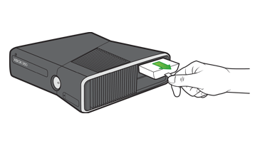 Removing the hard drive from the console. Illustration.