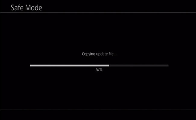 Update being copied to PlayStation 4.
