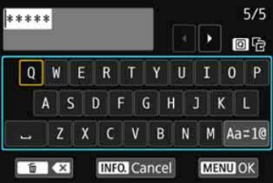 password entry dialog