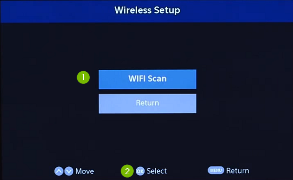 Wi-Fi Scan. Screenshot