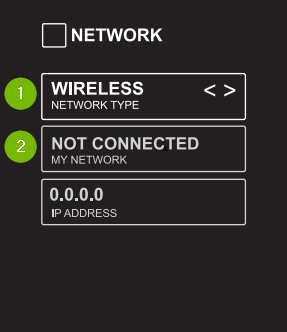 Element Smart TV Network Status. Screenshot