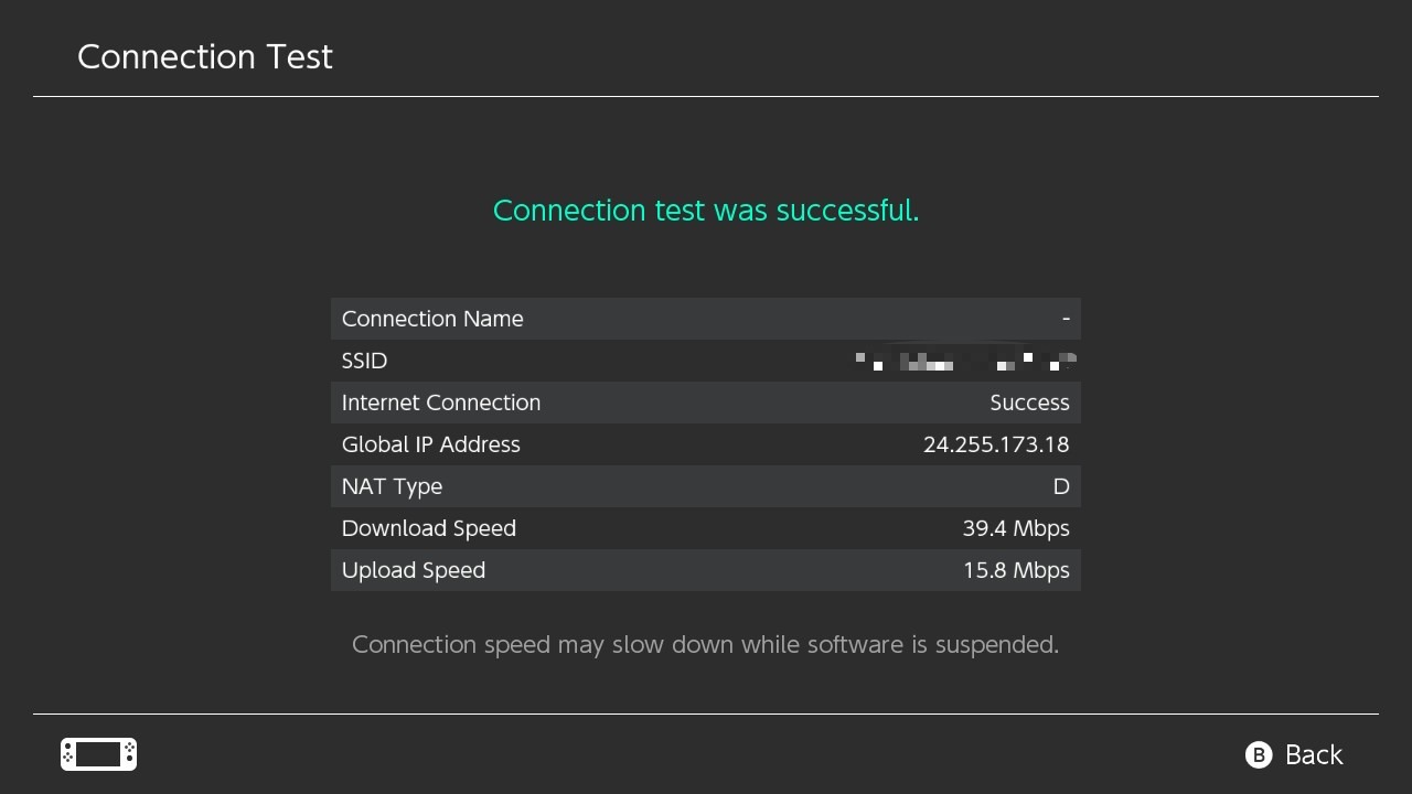 Successful Connection Test